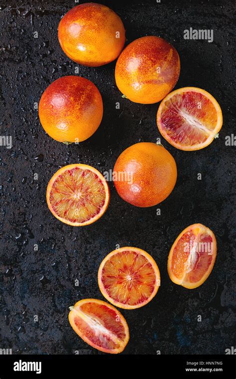 Sicilian Blood Oranges Fruits Stock Photo Alamy