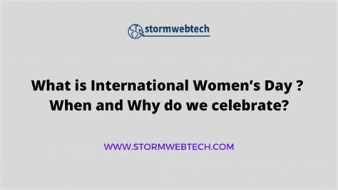 What Is International Womens Day 2023 Important Facts