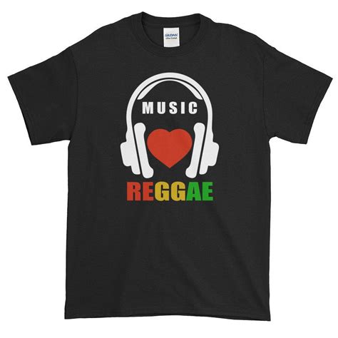 I Love Reggae Music T Shirt Reggae Lovers For Reggae Listeners