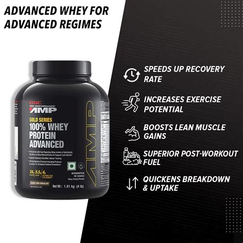 Gnc Amp Gold Series 100 Whey Protein Advanced 247 Nutrition