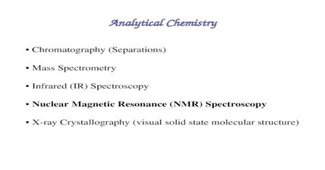 Ppt • Chromatography Separations • Mass Spectrometry • Infrared Ir Spectroscopy Pdfslidenet