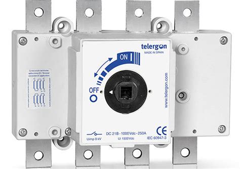 Pole Disconnect Switch S Pr Telergon Dc Busbar Mounted