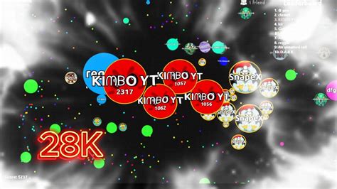 Fail And Epic Gameplay Agar Io D K Score Youtube