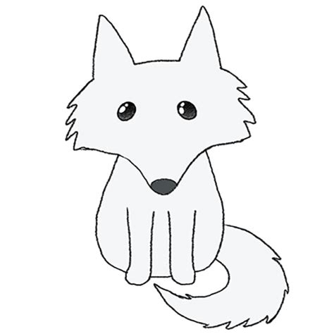 How To Draw An Arctic Wolf Easy Drawing Tutorial For Kids – NBKomputer