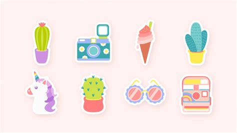 Top 999+ Aesthetic Stickers Wallpapers Full HD, 4K Free to Use