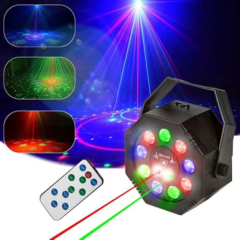 Proyector L Ser Para DJ Luces Estrobosc Picas Para Escenario Fiesta