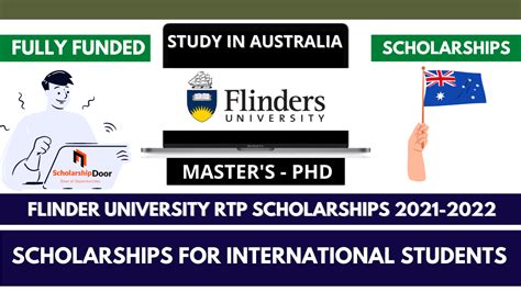 Flinders International Research Scholarship In Australia Fully Funded