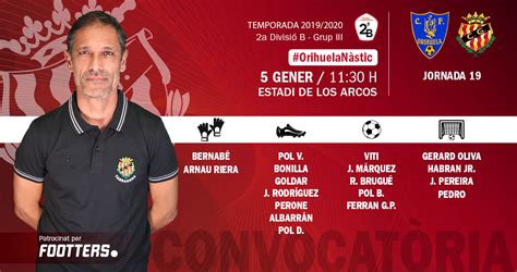 Convocatoria Nástic Orihuela Nástic Hablemos de Bronce