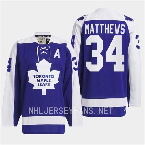 Toronto Maple Leafs Auston Matthews Team Classics Hockey Royal