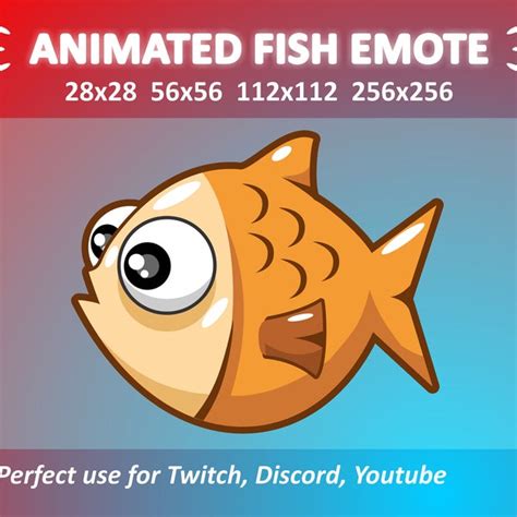 Twitch Fish Emotes Etsy