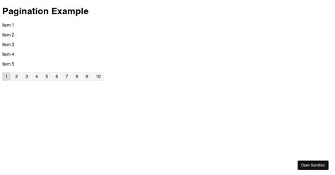 Catify Pagination Vanilla Javascript Example Codesandbox