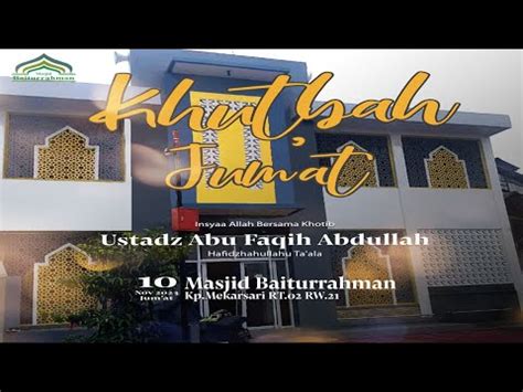 Perjalanan Kematian Ustadz Abu Faqih Abdullah حفظه الله YouTube