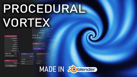 Procedural Vortex In Blender Tutorial Blendernation Bazaar