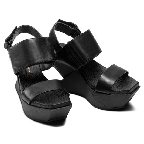 Sandali United Nude Delta Wedge Sandal 1041301156 Nero Escarpe It