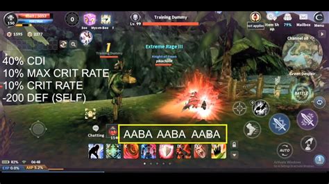 Cabal Mobile Ph Battle Mode Synergy Combo Gladiator Bm Combo Gl