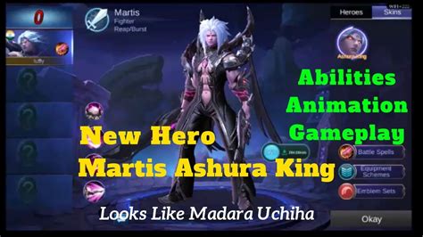 Martis Ashura King New Hero Mobile Legends Ii His Abilities Explained