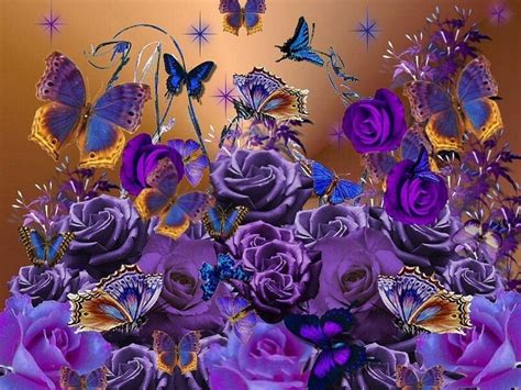 Purple Roses Wallpapers Wallpaper Cave