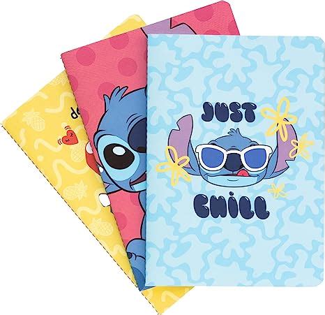 Grupo Erik Lot De 3 Carnets Disney Lilo Stitch Carnet De Notes