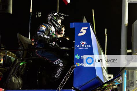 February Daytona Beach Florida Usa Kasey Kahne Pit Box