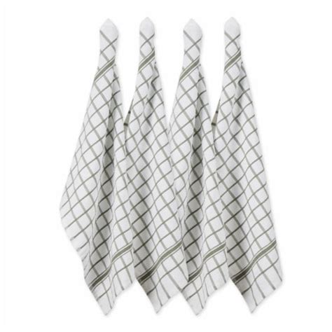 Dii Artichoke Windowpane Terry Dishtowel Set Of 4 1 Frys Food Stores