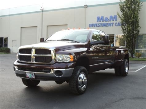 2005 Dodge Ram 3500 1 Ton Dually 4x4 5 9l Cummins Turbo Diesel