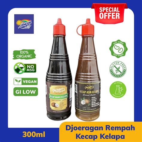 Jual Kecap Manis Kecap Asin Gluten Free Non Kedelai 300ml