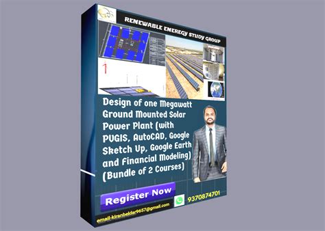 Design Of One Megawatt Ground Mounted Solar Power Plant With PVGIS