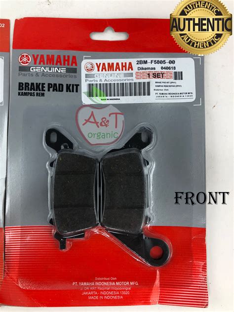 Geniune Orig YAMAHA 2BM F5805 00 00 Brakepads For NMAX FRONT AEROX