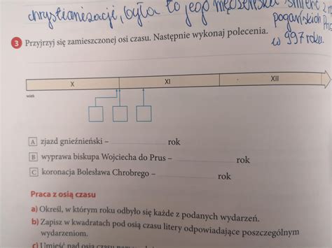 Przyjrzyj Si Zamieszczonej Osi Czasu Nast Pnie Wykonaj Polecenia W