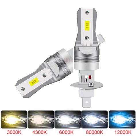 L Mpada LED Para Carro Farol Luz De Nevoeiro Super Bright Plug And Play