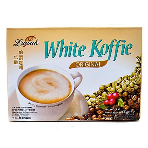 Luwak Brand White Koffie Low Acid In Instant Coffee Ct Oz