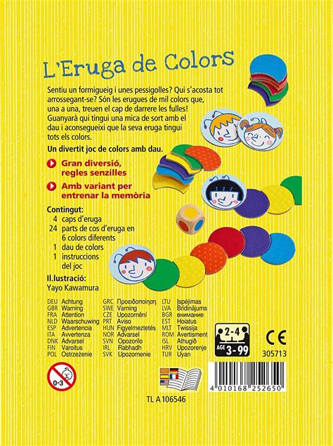 Curolletes Juego Eruga de Colors Catalán