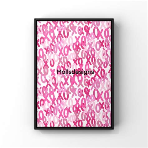 Preppy Room Decor Pink Preppy Wall Art Printable Preppy Etsy Australia