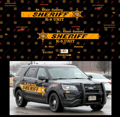 St Clair County, IL Sheriff's Office — Cardinal Police Diecast