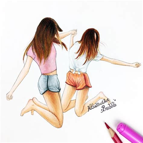 Disegni A Matita Bff - Disegni HD