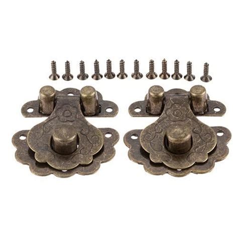 Serrure barillet Dreld loquet à boucle Antique 40 36mm pour boîte à