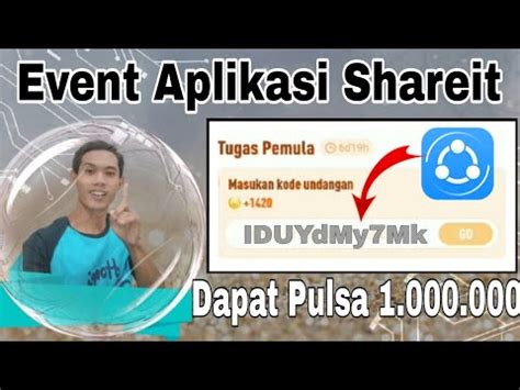 Cara Memasukkan Kode Undangan Di Event Terbaru Shareit Bisa Dapat