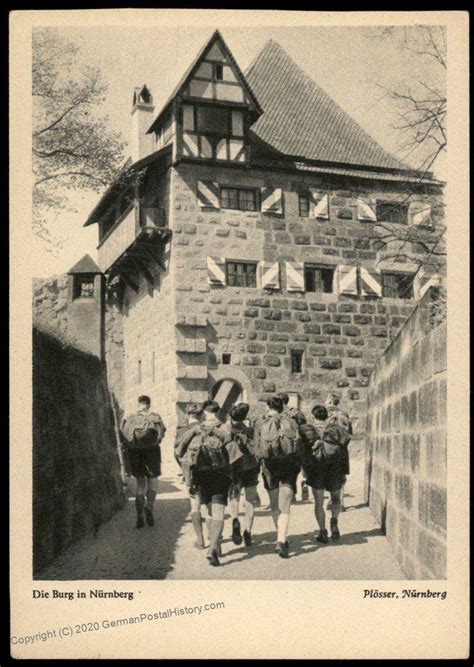 Rd Reich Germany Hitler Youth Hj Nuernberg Imperial Castle Propaganda