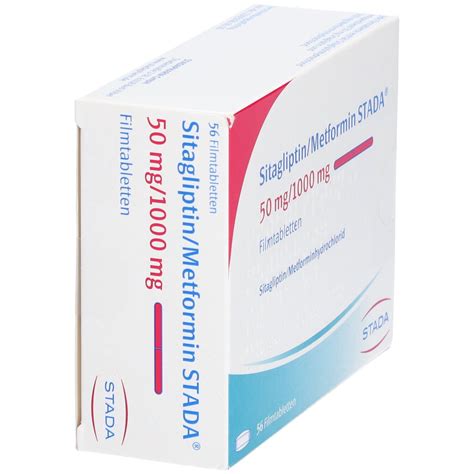 SITAGLIPTIN Metformin STADA 50 Mg 1000 Mg Filmtabl 56 St Mit Dem E