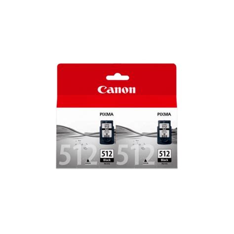 Genuine Canon Pg Black Ink Cartridge Twin Pack Printzone