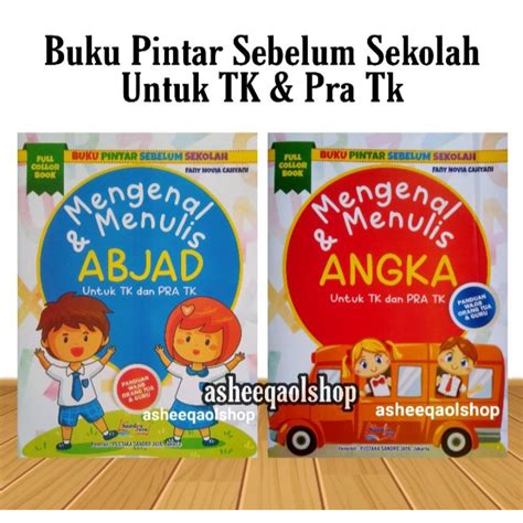 Jual Buku Pintar Sebelum Sekolah Mengenal Menulis Angka Abjad