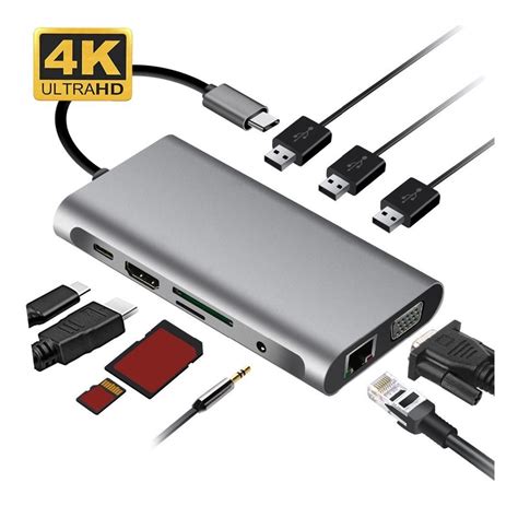 N Thunderbolt Tipo C Adaptador Dock Usb Puerto K Mercado Libre