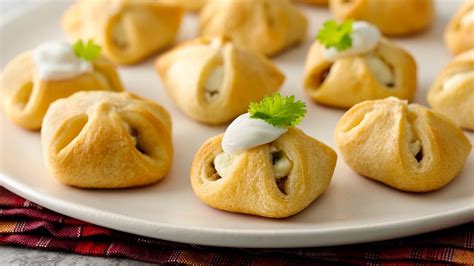 3 Ingredient Sausage Cream Cheese Crescent Bundles Recipe From