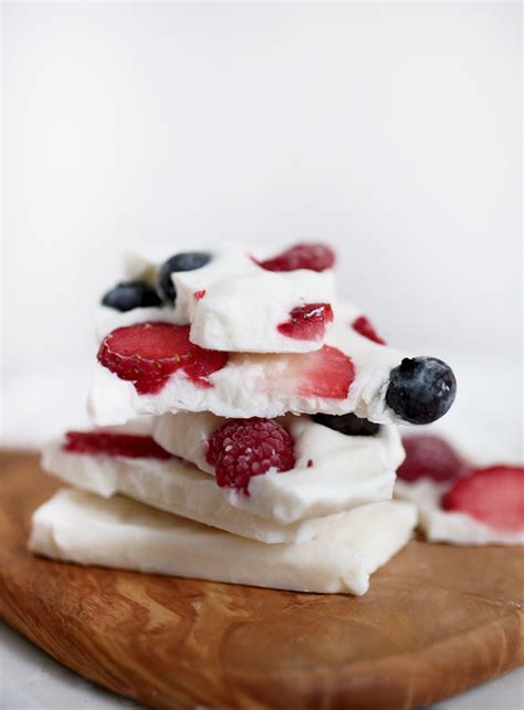 Frozen Greek Yogurt And Fruit Bark The Merrythought