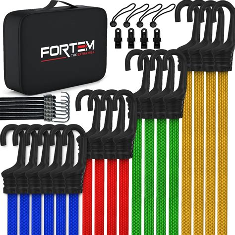 Fortem Bungee Cord Assortment Pk Bungee Cords Multi Pack Includes