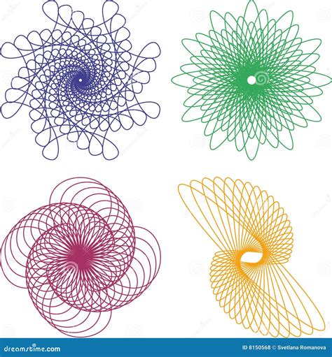 spirograph cartoon vector cartoondealercom