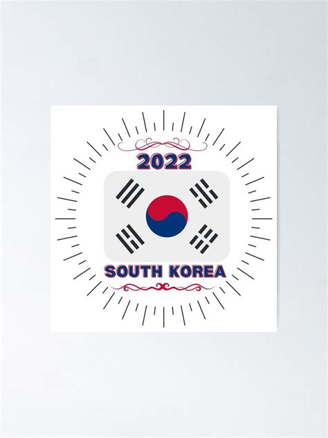 World Cup Qatar 2022 South Korea Poster For Sale By Mr Socololo