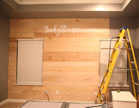 “easy” Diy Faux Shiplap Wall Tutorial Becky Thompson