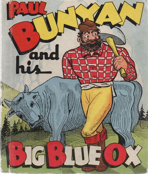 Paul Bunyan And His Big Blue Ox By R D Handy Very Good Hardcover 1st