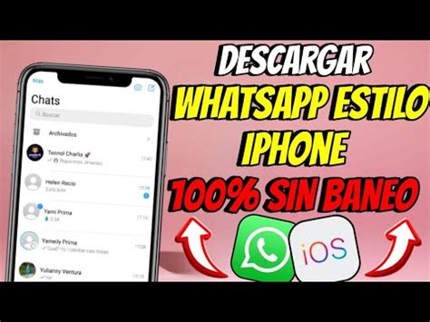 Como Instalar Whatsapp Estilo Iphone En Android Sin Baneo